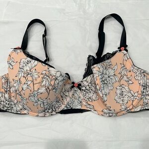 Cacique lightly lined French Balconette bra 44D